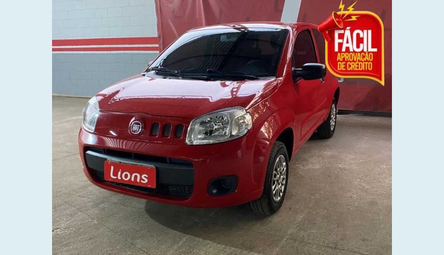 FIAT UNO VIVACE 1.0 8V FLEX 2P - VERMELHO - 2014 Foto 1 (Grande)