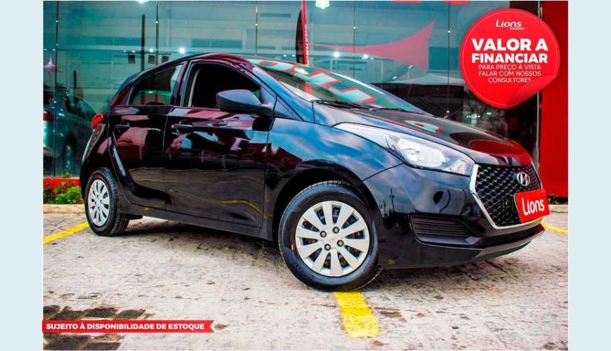 HYUNDAI HB 20 1.0 UNIQUE FLEX - PRETO - 2019 Foto 1 (Grande)