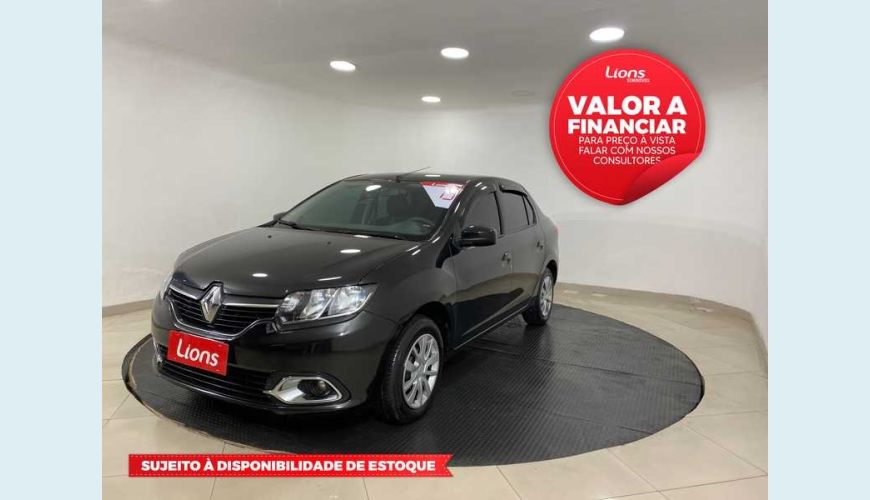 RENAULT LOGAN EXPRESSION 1.6 16V SCE FLEX - PRETO - 2019 Foto 1 (Grande)