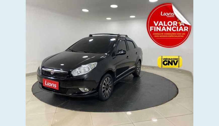 FIAT GRAND SIENA ESSENCE 1.6 16V FLEX - PRETO - 2014 Foto 1 (Grande)