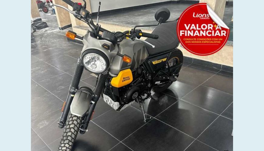 ROYAL ENFIELD SCRAM 411 CC - CINZA - 2023 Foto 1 (Grande)