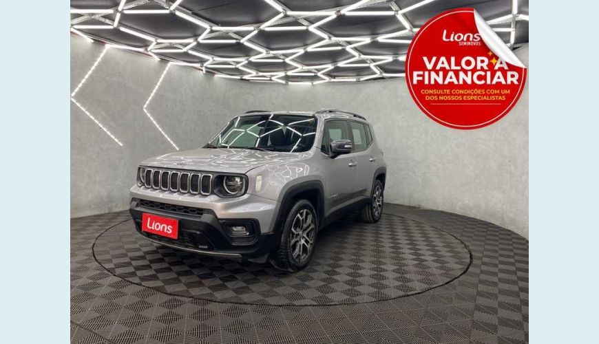 JEEP RENEGADE LONGITUDE 1.3 TURBO 4X2 - PRATA - 2022 Foto 1 (Grande)