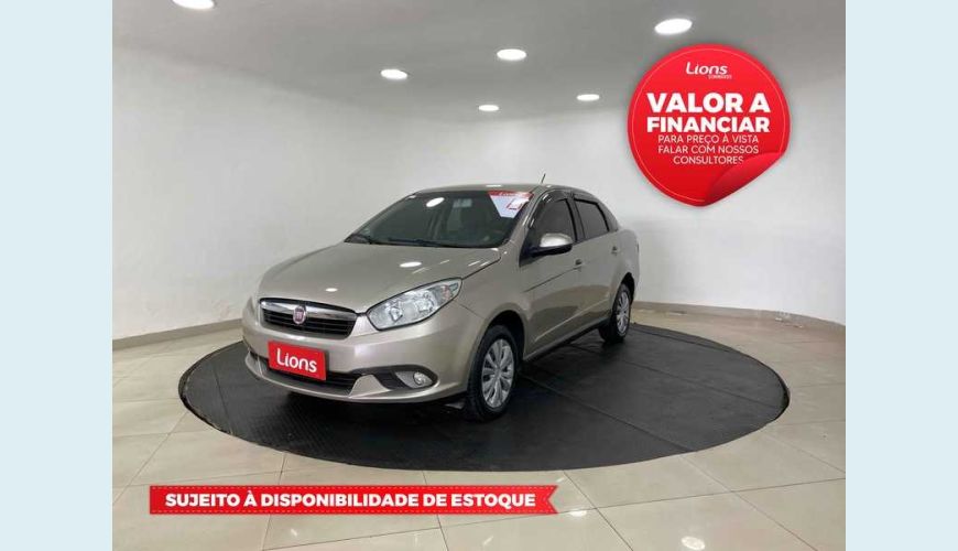 FIAT GRAND SIENA EVO ATTRACTIVE 1.4 8V FLEX - BEGE - 2013 Foto 1 (Grande)