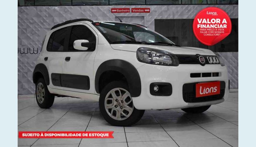 FIAT UNO WAY 1.4 8V FLEX 4P - BRANCO - 2016 Foto 1 (Grande)