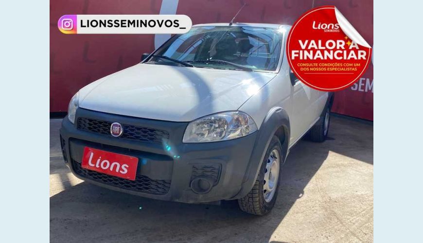 FIAT STRADA HARD WORKING 1.4 FLEX CD - BRANCO - 2020 Foto 1 (Grande)