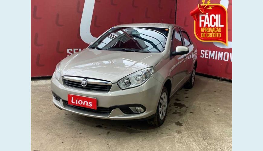 FIAT GRAND SIENA EVO ATTRACTIVE 1.4 8V FLEX - BEGE - 2013 Foto 1 (Grande)