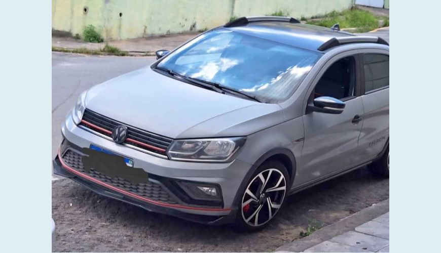 VOLKSWAGEN GOL 1.0 12V MPI TOTALFLEX TRACK 4P MANUAL - CINZA - 2017 Foto 1 (Grande)