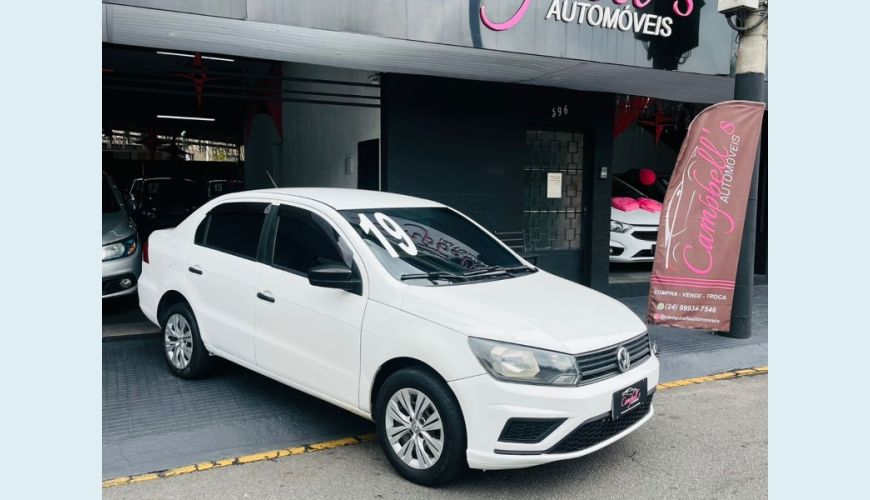 VOLKSWAGEN VOYAGE 1.6 MSI FLEX 8V 4P - BRANCO - 2019 Foto 1 (Grande)
