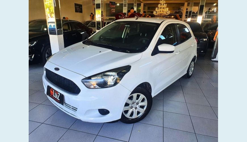 FORD KA 1.0 SE 12V FLEX 4P - BRANCO - 2015 Foto 1 (Grande)