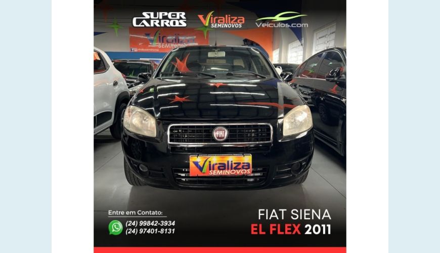FIAT SIENA - PRETO - 2011 Foto 1 (Grande)