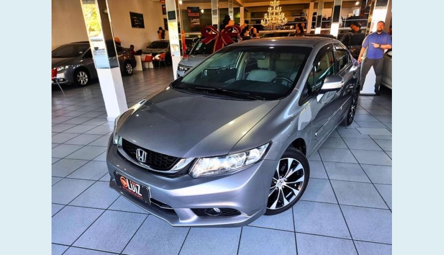 HONDA CIVIC LXR 2.0 16V FLEX AUT. - CINZA - 2015 Foto 1 (Grande)