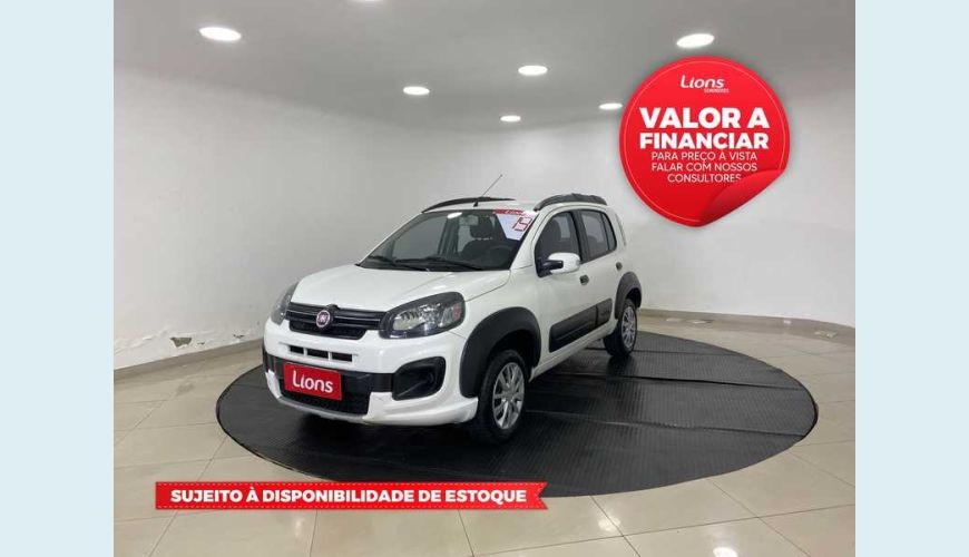 FIAT UNO WAY 1.3 FIREFLY FLEX - BRANCO - 2019 Foto 1 (Grande)