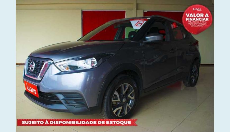 NISSAN KICKS 1.6 SL CVT FLEX - CINZA - 2018 Foto 1 (Grande)