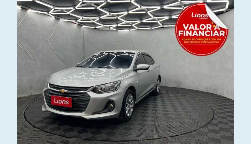 CHEVROLET ONIX PLUS 1.0 LT FLEX - PRATA - 2020 Foto 1 (Grande)