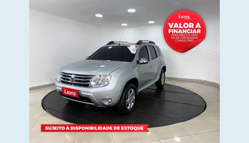 RENAULT DUSTER 2.0 16V DYNAMIQUE FLEXAUT. - PRATA - 2013 Foto 1 (Grande)