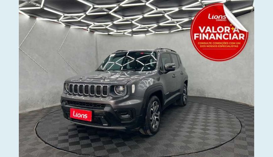 JEEP RENEGADE LONGITUDE T270 1.3 TURBO 4X2 - CINZA - 2023 Foto 1 (Grande)