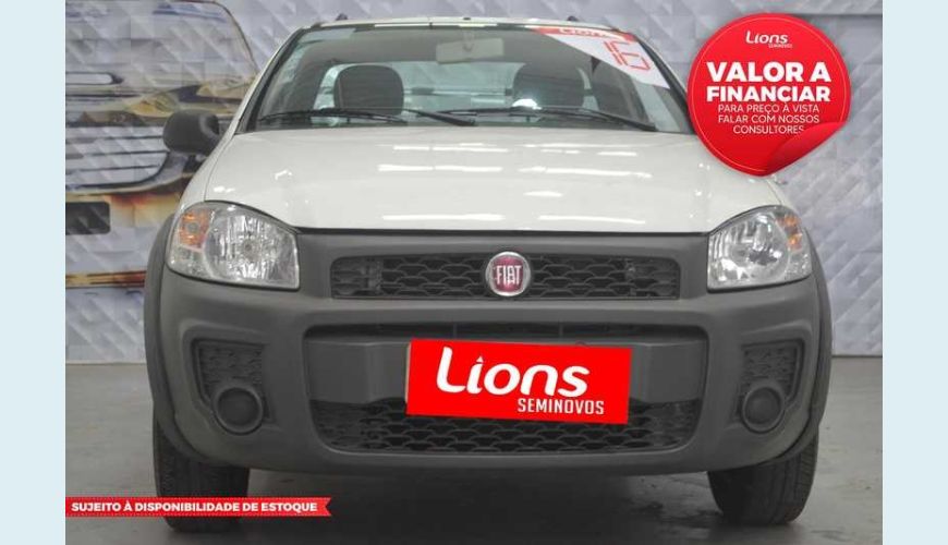 FIAT STRADA WORKING 1.4 FLEX - BRANCO - 2016 Foto 1 (Grande)