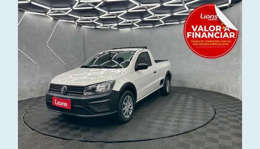 VOLKSWAGEN SAVEIRO ROBUST 1.6 MSI CS FLEX - BRANCO - 2020 Foto 1 (Grande)