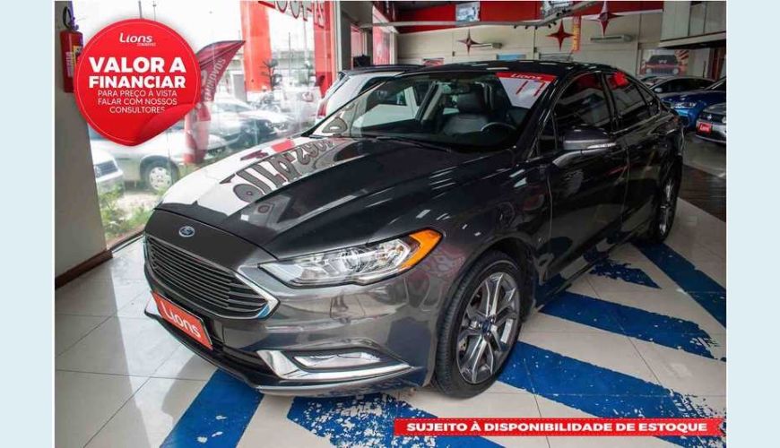 FORD FUSION 2.0 ECOBOOST SEL AUT. - CINZA - 2017 Foto 1 (Grande)
