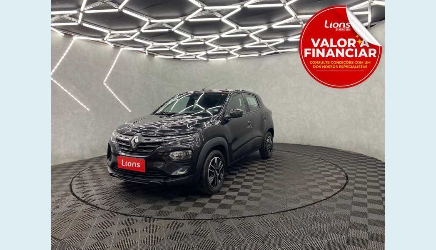 RENAULT KWID INTENSE 1.0 12V SCE FLEX - PRETO - 2023 Foto 1 (Grande)