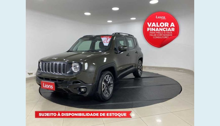 JEEP RENEGADE LONGITUDE 1.8 4X2 AUT. FLEX - VERDE - 2020 Foto 1 (Grande)