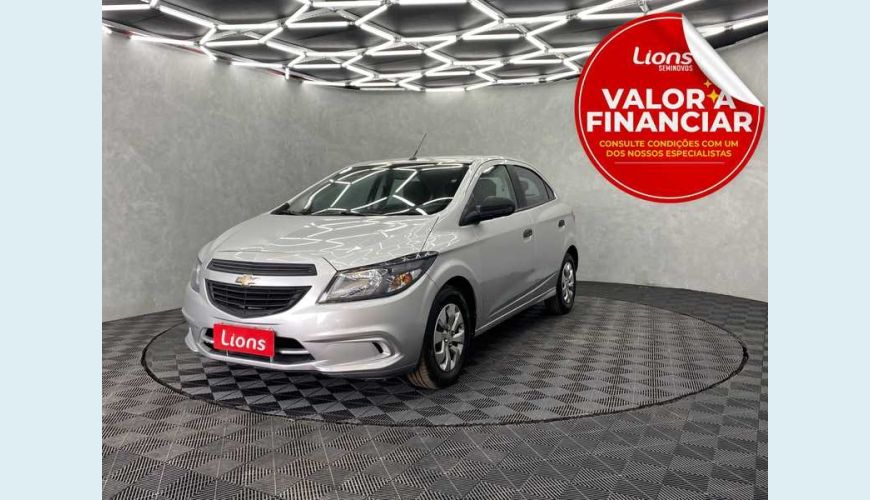 CHEVROLET ONIX 1.0 JOY SPE/4 - PRATA - 2019 Foto 1 (Grande)