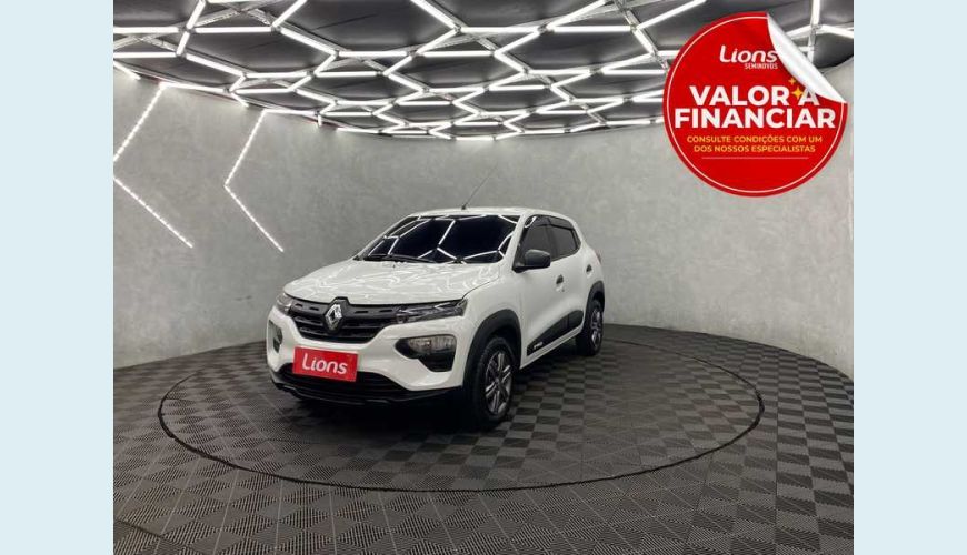 RENAULT KWID ZEN 1.0 12V SCE FLEX - BRANCO - 2023 Foto 1 (Grande)