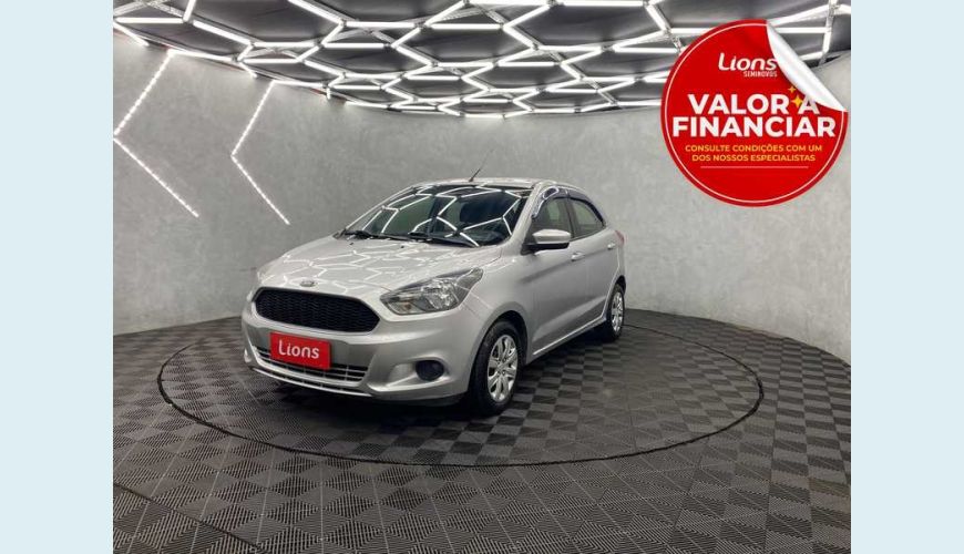 FORD KA SE 1.0 FLEX - PRATA - 2015 Foto 1 (Grande)