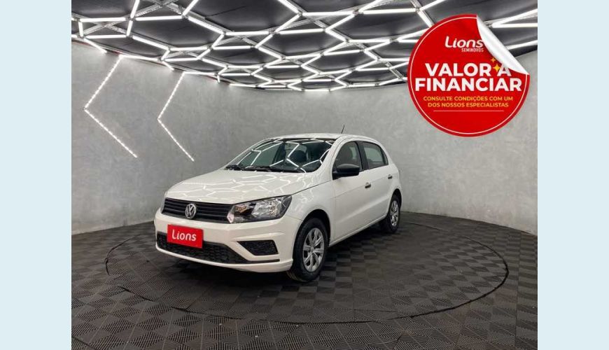 VOLKSWAGEN GOL 1.0 12V FLEX - BRANCO - 2019 Foto 1 (Grande)