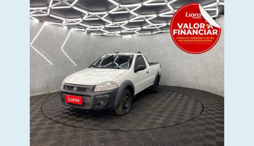 FIAT STRADA HARD WORKING 1.4 FLEX (CABINE ESTENDIDA) - BRANCO - 2020 Foto 1 (Grande)