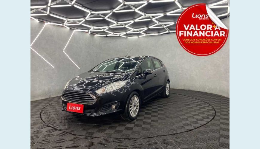FORD NEW FIESTA HATCH NEW FIESTA TITANIUM 1.6 16V POWERSHIFT - PRATA - 2015 Foto 1 (Grande)