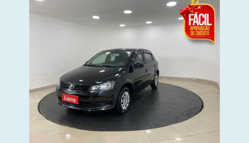VOLKSWAGEN GOL 1.0 TEC FLEX 2P - PRETO - 2014 Foto 1 (Grande)
