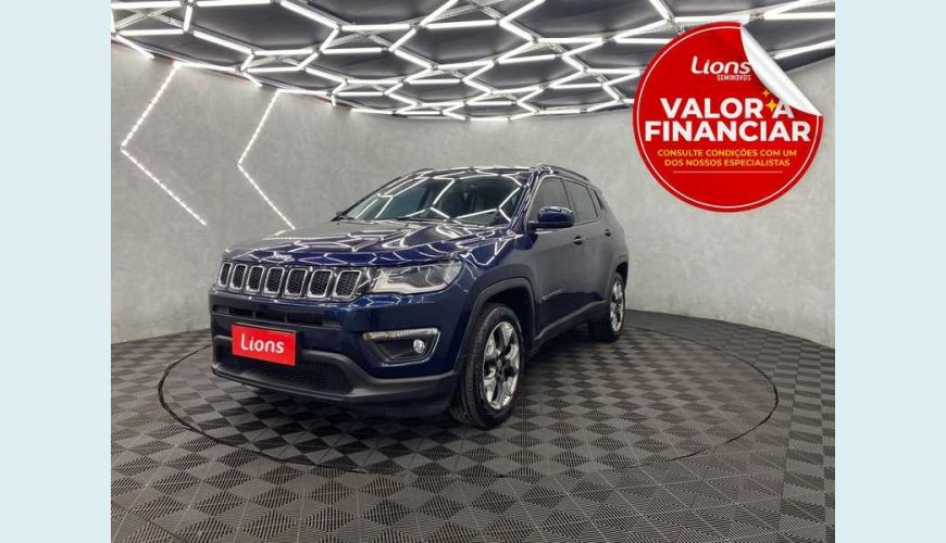 JEEP COMPASS 2.0 LONGITUDE 4X2 AUT. FLEX - AZUL - 2020 Foto 1 (Grande)