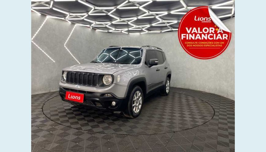 JEEP RENEGADE SPORT 1.8 4X2 AUT. FLEX - PRATA - 2021 Foto 1 (Grande)