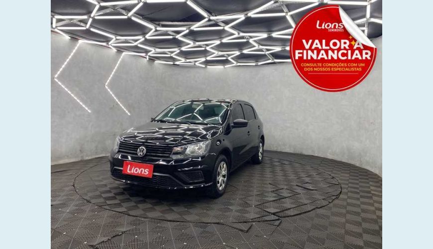 VOLKSWAGEN GOL 1.0 12V FLEX - PRETO - 2021 Foto 1 (Grande)