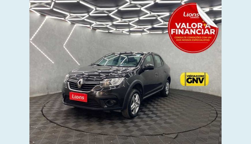 RENAULT LOGAN ZEN 1.6 16V SCE FLEX CVT - PRETO - 2020 Foto 1 (Grande)