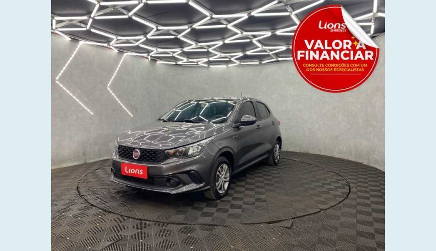 FIAT ARGO DRIVE 1.0 FIREFLY FLEX - CINZA - 2020 Foto 1 (Grande)