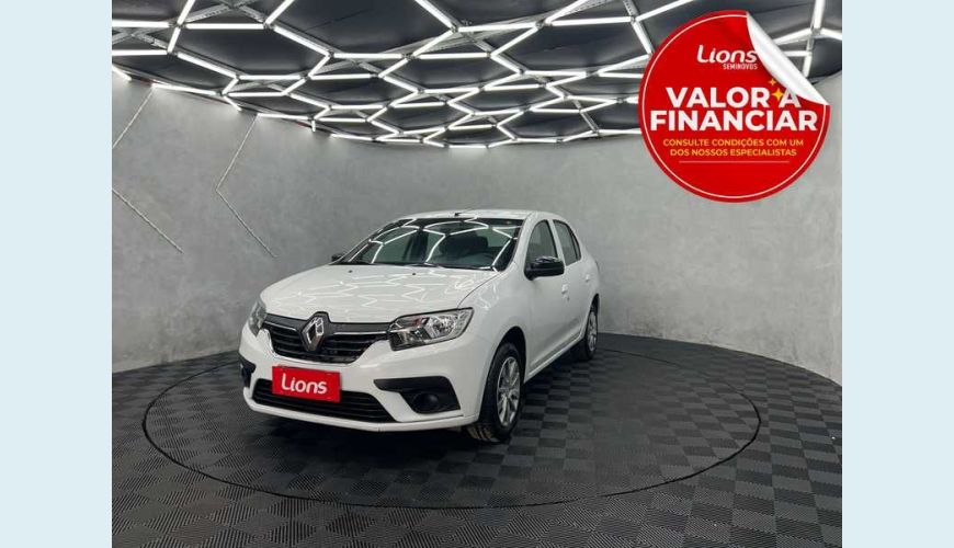 RENAULT LOGAN ZEN 1.0 12V SCE FLEX - BRANCO - 2023 Foto 1 (Grande)