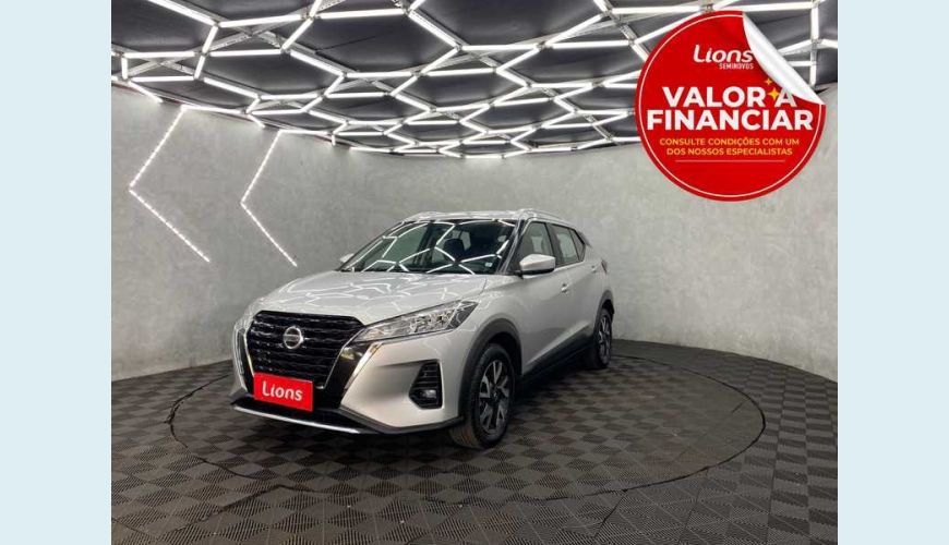 NISSAN KICKS SENSE 1.6 FLEX AUT. - PRATA - 2022 Foto 1 (Grande)