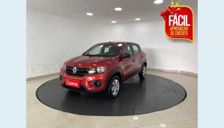 RENAULT KWID ZEN 1.0 12V SCE FLEX - VERMELHO - 2020 Foto 1 (Grande)