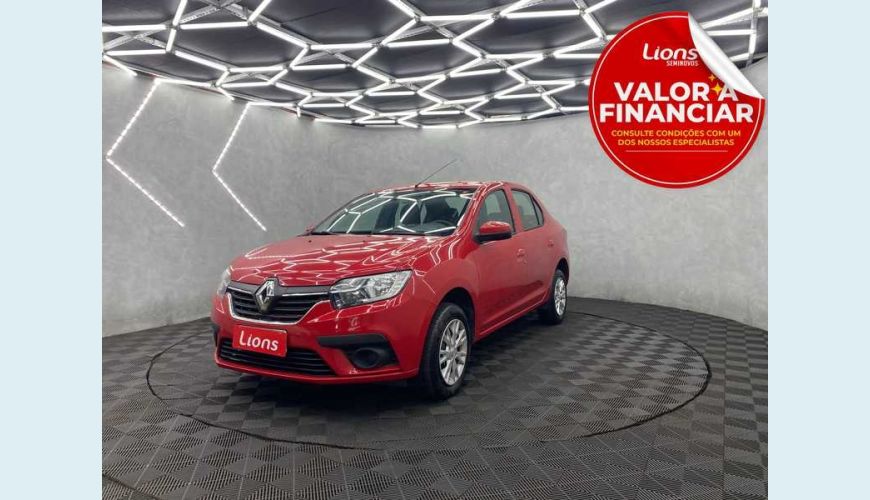 RENAULT LOGAN ZEN 1.0 12V SCE FLEX - VERMELHO - 2020 Foto 1 (Grande)