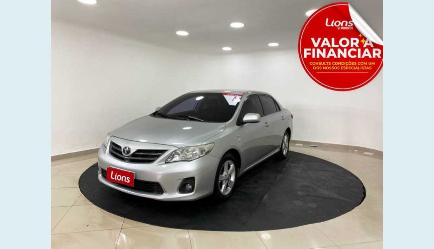 TOYOTA COROLLA SEDAN 1.8 DUAL VVT-I GLI FLEX - PRATA - 2014 Foto 1 (Grande)