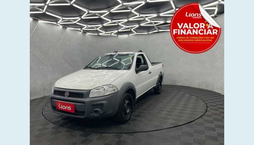 FIAT STRADA HARD WORKING 1.4 FLEX CD - BRANCO - 2020 Foto 1 (Grande)