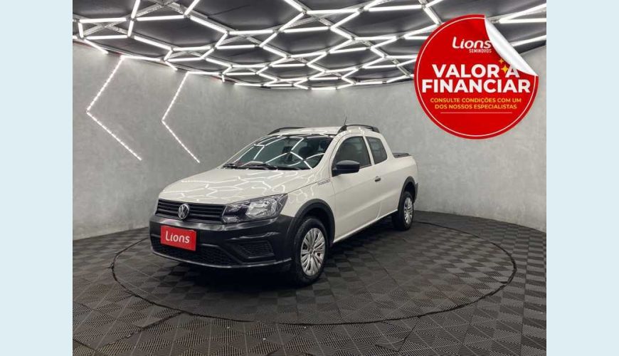 VOLKSWAGEN SAVEIRO ROBUST 1.6 MSI CS FLEX - BRANCO - 2021 Foto 1 (Grande)
