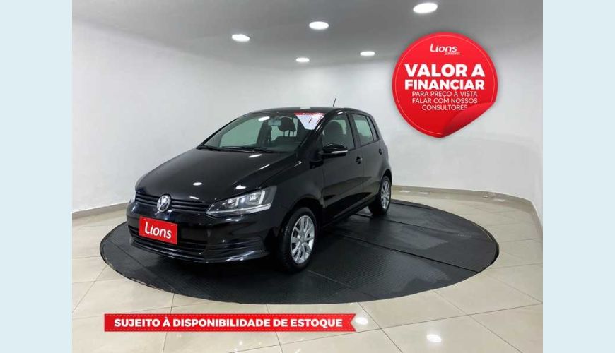 VOLKSWAGEN FOX 1.0 MPI TRENDLINE FLEX - PRETO - 2017 Foto 1 (Grande)
