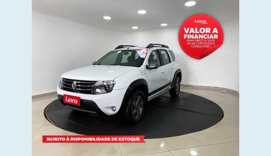 RENAULT DUSTER 2.0 16V DYNAMIQUE FLEXAUT. - BRANCO - 2014 Foto 1 (Grande)