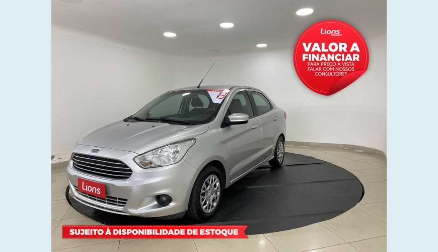 FORD KA SEDAN SE PLUS 1.5 16V FLEX - PRATA - 2018 Foto 1 (Grande)