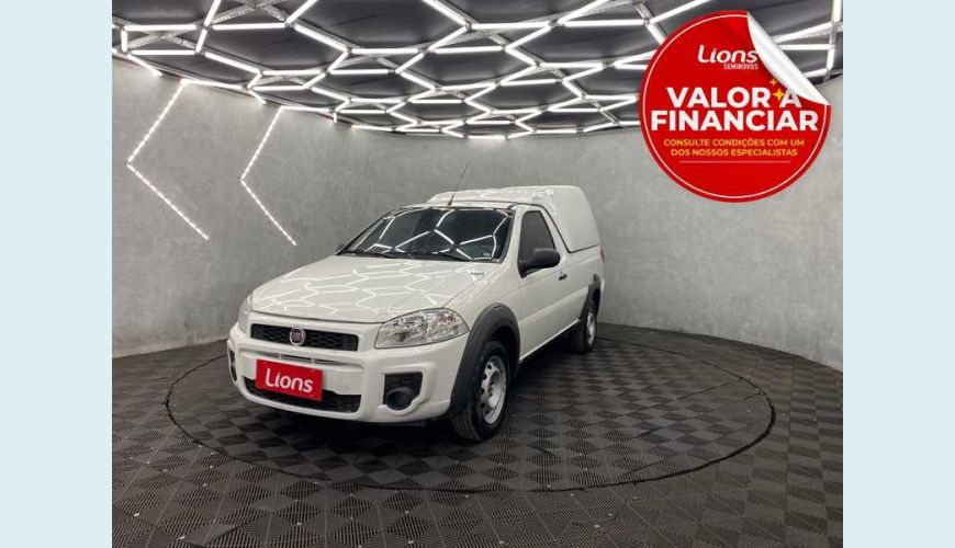 FIAT STRADA HARD WORKING 1.4 FLEX CS - BRANCO - 2020 Foto 1 (Grande)
