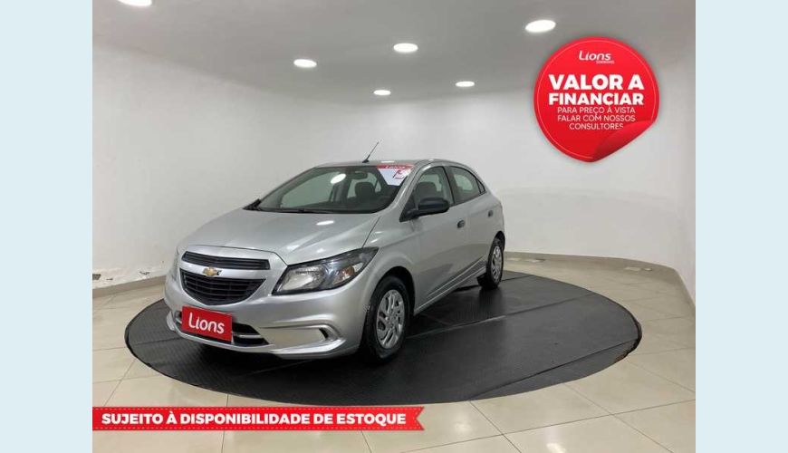CHEVROLET ONIX 1.0 JOY SPE/4 - PRATA - 2019 Foto 1 (Grande)