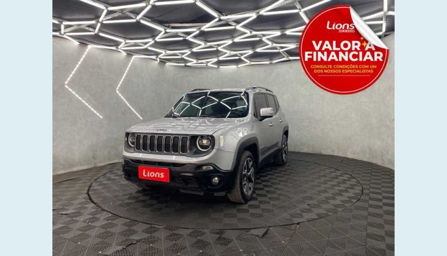 JEEP RENEGADE LONGITUDE 1.8 4X2 AUT. FLEX - PRATA - 2021 Foto 1 (Grande)